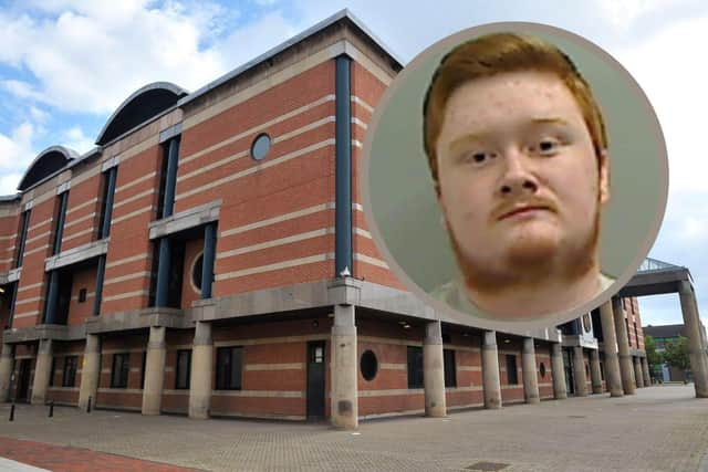 Paedophile Alexander Slimings (inset) was jailed at Teesside Crown Court on Friday.