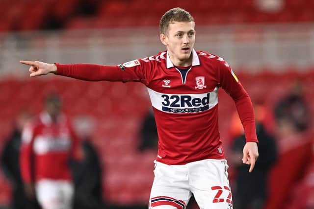 George Saville playing for Middlesbrough.