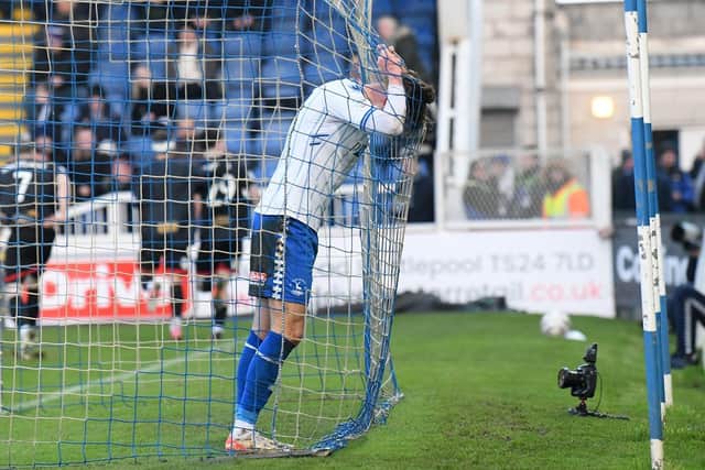 Pools have three more games remaining this season as Nicky Featherstone's side bid to avoid an abject end to another underwhelming campaign. Picture by Frank Reid.
