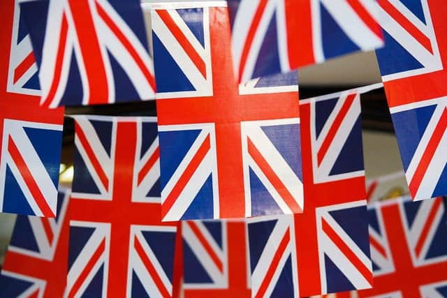 Stock picture of Union Flag bunting