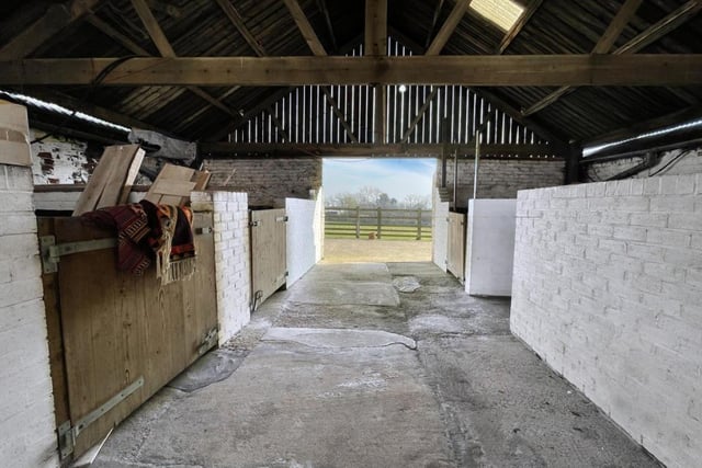 The home is ideal for equestrian lovers.