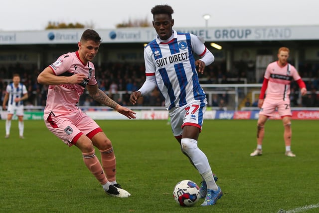 Oduor has started in a wing-back role recently but could this be an opportunity to be given a more advanced position. (Credit: Michael Driver | MI News)