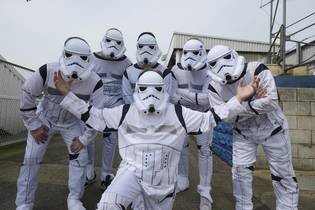 Hartlepool United fans dressed as Stormtroopers for the traditional end-of-season Pools game in fancy dress. Remember this from 6 years ago?
