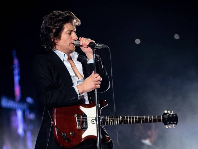 Arctic Monkeys lead singer Alex Turner.