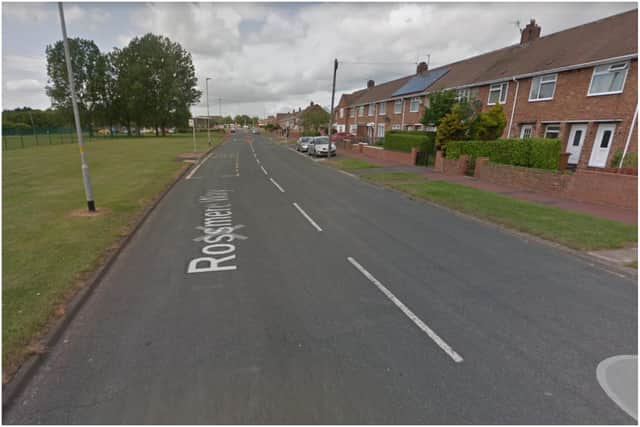 Police stopped the car as part of routine patrols on Rossmere Way, Hartlepool. Image by Google Maps.