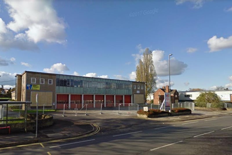 Chesterfield's old fire station on Sheffield Road in 2009...