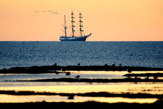 A tall ship arrives in Hartlepool ahead of the Tall Ships Races in 2010. Photo: Owen Humphreys/PA Wire