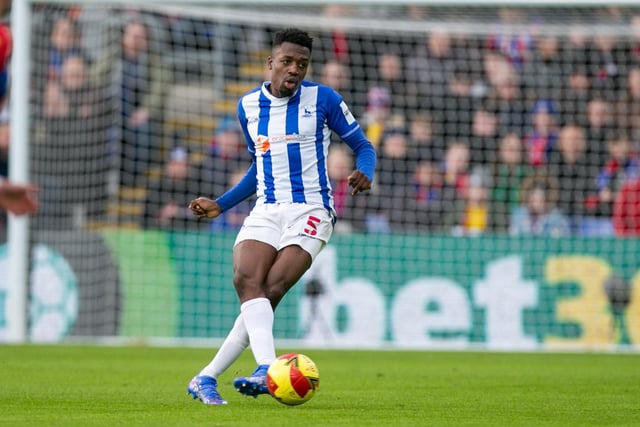Odusina has had a breakout year with Pools since the arrival of Graeme Lee with a number of standout performances in defence by the former Norwich City man. (Credit: Federico Maranesi | MI News)