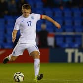 Bryn Morris during his England youth days.