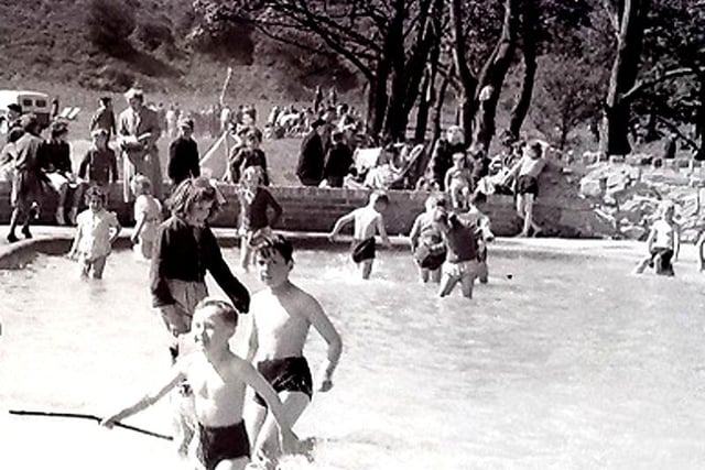 The paddling pool at Crimdon was a favourite spot for children from Hartlepool and East Durham. Photo: Hartlepool Museum Service.