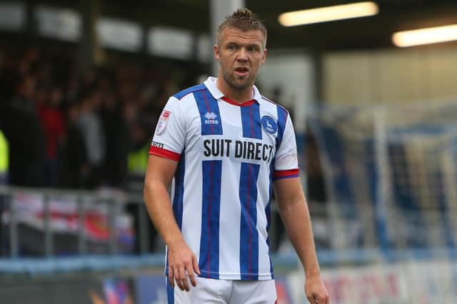 Hartlepool United captain Nicky Featherstone is one of a number of senior players who are out of contract in the summer. (Credit: Michael Driver | MI News)