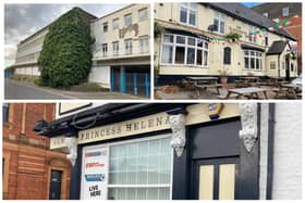 Some of the pubs and business premises on sale in Hartlepool.