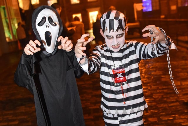 Ben Sayer (left) and Josh Hall at The 'Spooquay' Halloween event 7 years ago. Remember it?