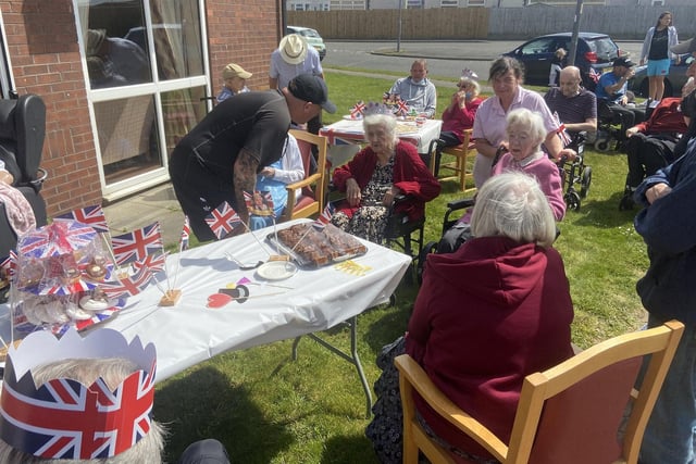 A lovely spread for residents and guests at Warrior Park Care Home.