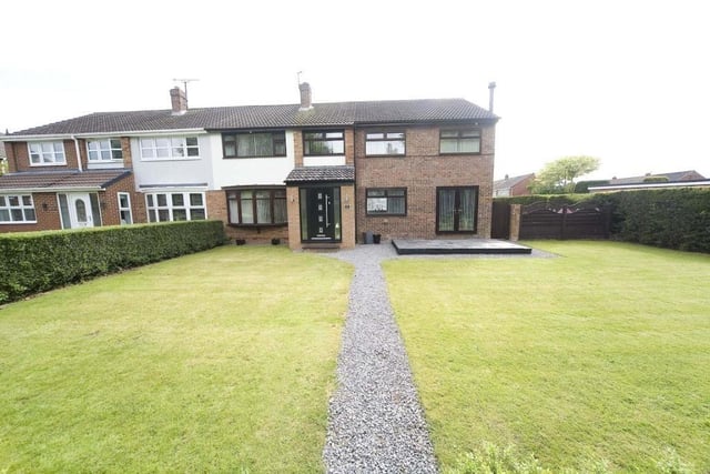 The property has five bedrooms and two barhrooms.