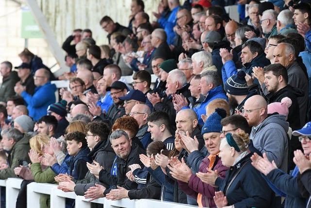 The more than 4,000 supporters packed into the Suit Direct Stadium joined together in a minute's applause to honour and remember the Poolies who had sadly passed away during the 2023/24 season.
