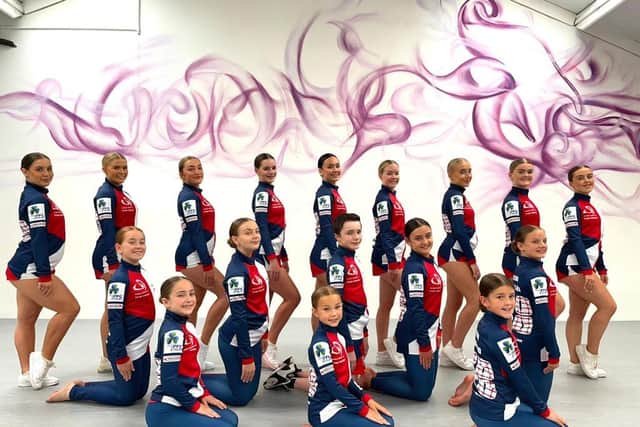The trip and entry cost has been funded by the PFC Trust and the dancers, aged from 8-17, will wear official England clothing funded by the Gus Robinson Foundation.