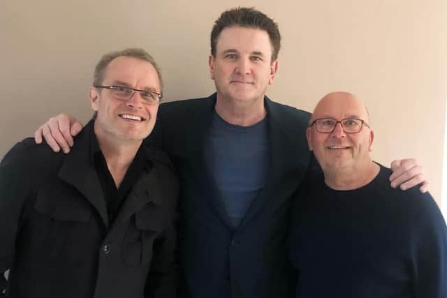 Left to right: Stu White, Goffy and John Cooke.