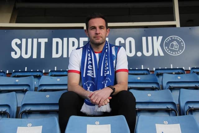 Matt Dolan completed a move to Hartlepool United from Newport County in the January transfer window. Picture by Hartlepool United Football Club