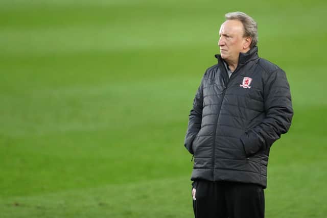 Middlesbrough boss Neil Warnock.