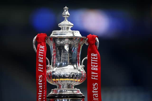 The FA Cup trophy.