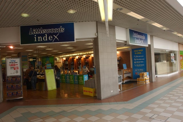 The Littlewoods Index store. We said a fond farewell to it in 2005.