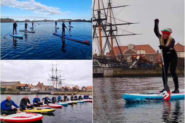 Paddle boarding sessions are being held in Hartlepool.
