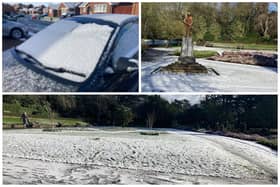 Hartlepool woke up to its first covering of snow in the current cold snap on Friday.