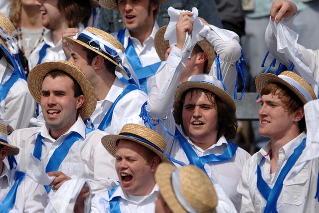 The last day of the 2008/2009 season and these fans had a ball at Bristol Rovers despite the 4-1 loss.