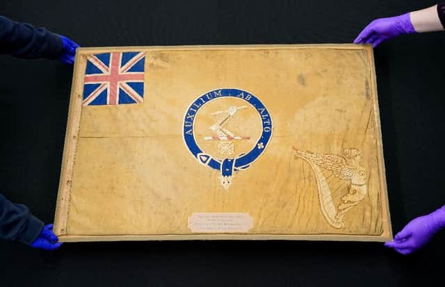 The flag from a 19th Century sledge in a doomed expedition is to be placed on display in Hartlepool