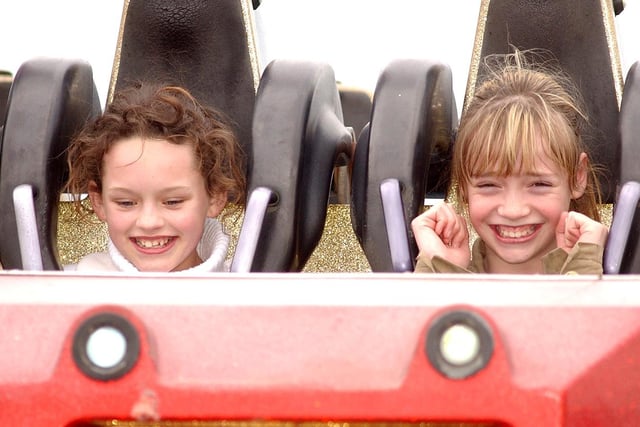 Kids enjoy the fairground rides at the Historic Quay's Easter fair in 2006.