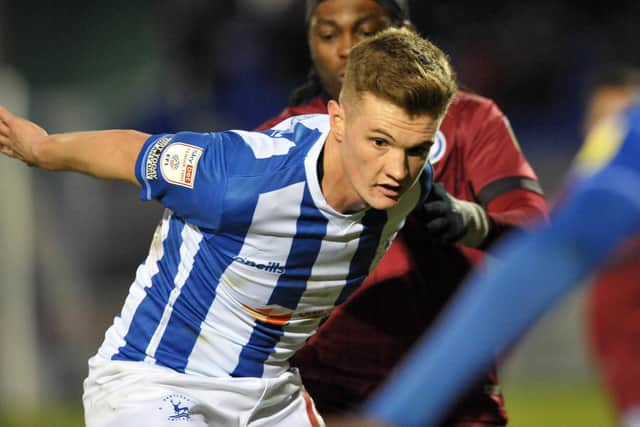 Mark Shelton one of three midfielder's set to miss Hartlepool United's trip to Newport County.  Picture by FRANK REID