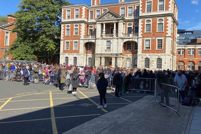 Paul and Leisha queued for over six hours to pay their respects to the late Queen.