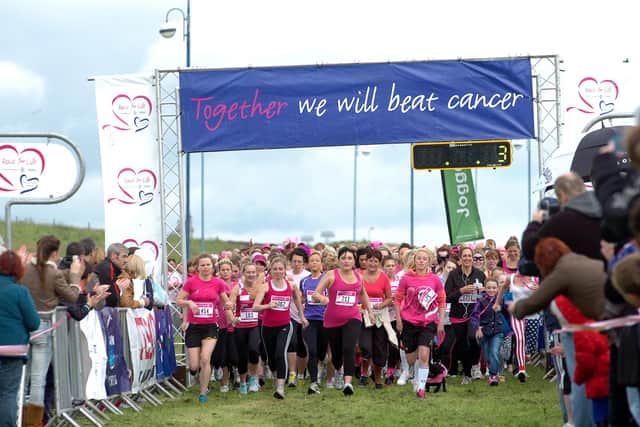 Hartlepool's Race for Life in 2012.