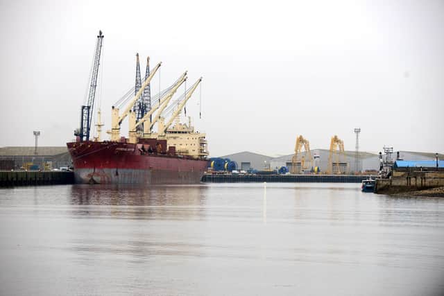 The Port of Hartlepool will be part of the new Teesside freeport.