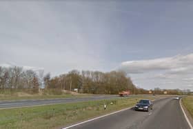 The collision happened at the junction of the A689 and Butterwick Road. Image copyright Google Maps.