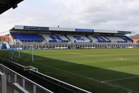 Hartlepool United's Suit Direct Stadium has a capacity of 7,856.