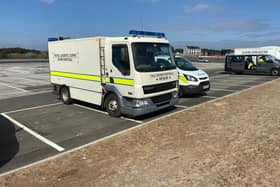 The Bomb Disposal squad and Cleveland Police were on the scene in Seaton Carew.