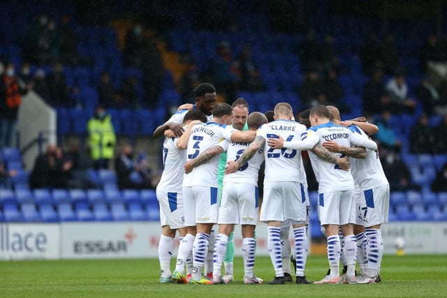 After their immediate return to League Two Tranmere made it back to the play-offs last season with 71 points but were beaten at the first hurdle on this occasion. (Photo by Lewis Storey/Getty Images)