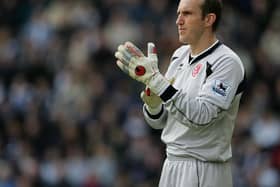 Mark Schwarzer playing for Middlesbrough.