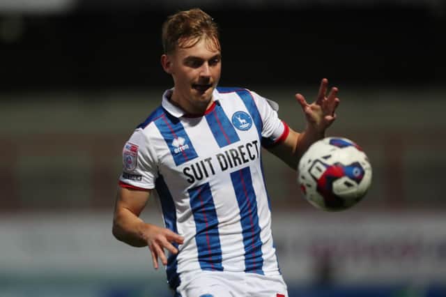 Brody Paterson could be available for Hartlepool United's trip to Stevenage. (Credit: Mark Fletcher | MI News)