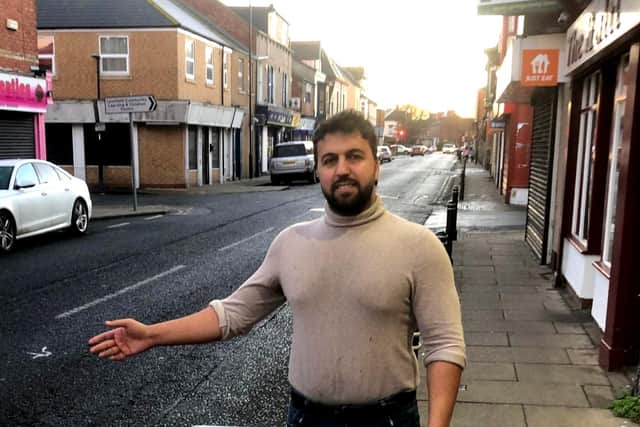 Barber Ary Ahmed started a petition for traffic calming measures in Murray Street.