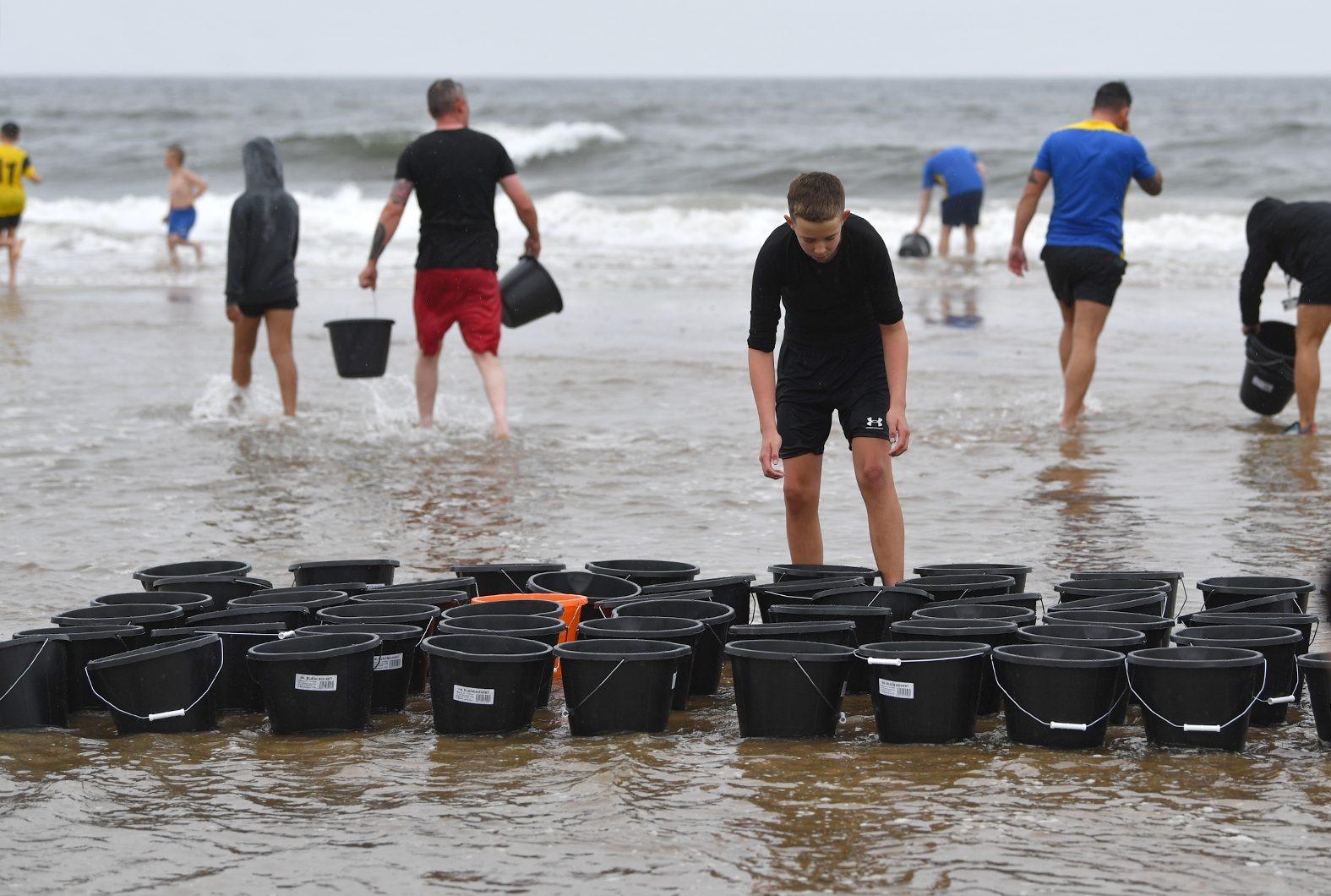Making a splash at Seaton Carew to launch PFC Trust's Uchangelives 2024