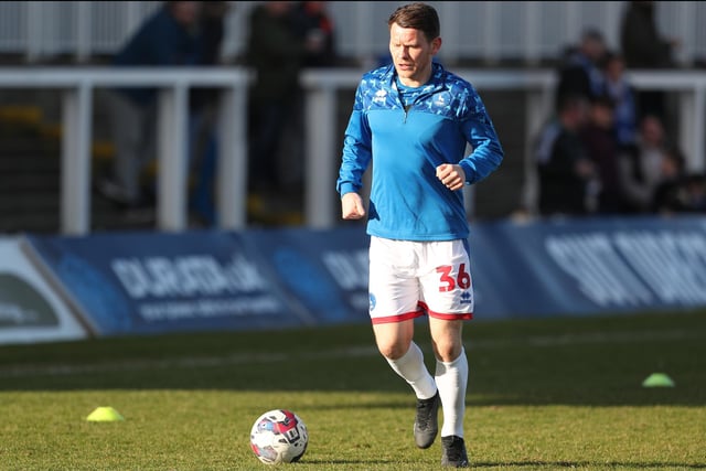 Jennings is set to lead Hartlepool's attack against his former club. (Photo: Mark Fletcher | MI News)
