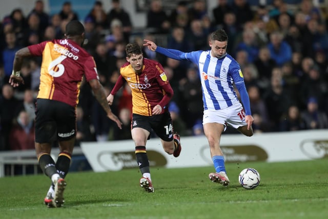Molyneux returned to the line-up for Tuesday's defeat to Bradford City after being on the bench against Leyton Orient. (Credit: Mark Fletcher | MI News)