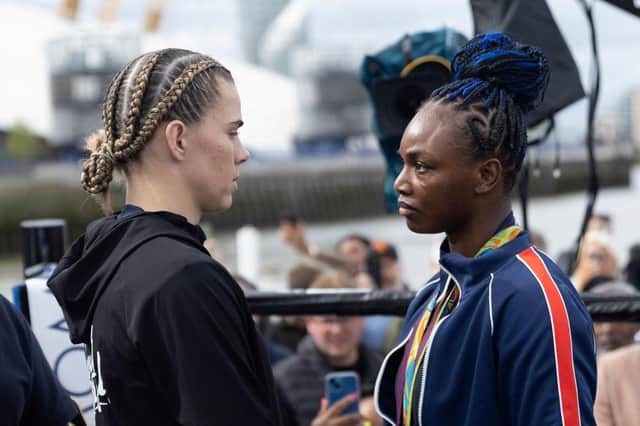 The undisputed middleweight world championship fight between Savannah Marshall and Claressa Shields has been postponed. (Photo by Eddie Keogh/Getty Images)