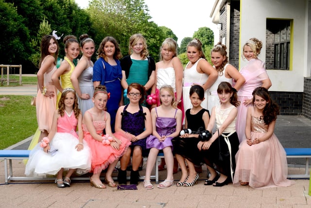 Leavers at Shotton Hall Primary School were pictured at their prom at the school in 2013.