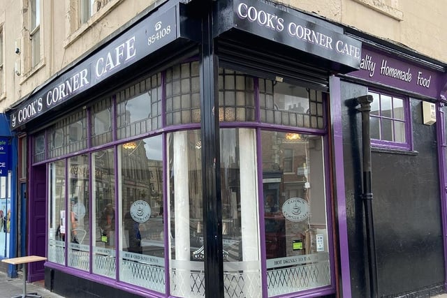 Cook's Corner Cafe has a 4.6 star rating with 111 reviews. One customer described it as an "excellent cafe," with another calling it a "lovely little place."