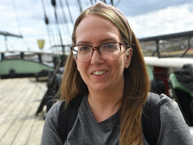 Rebecca Buchan learns all about the history of Hartlepool.