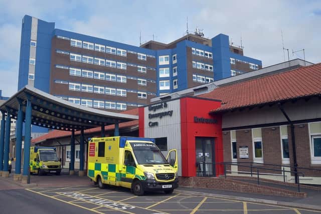 Stockton's University Hospital of North Tees treats Covid-19 patients from Hartlepool.